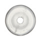 Donut Pi Chinois en cristal de roche (qualité extra) pour pendentif