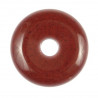 Donut Pi Chinois en jaspe rouge pour pendentif