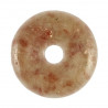 Donut Pi Chinois en pierre de soleil pour pendentif