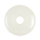 Donut Pi Chinois en jade blanc pour pendentif