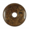 Donut Pi Chinois en bronzite pour pendentif