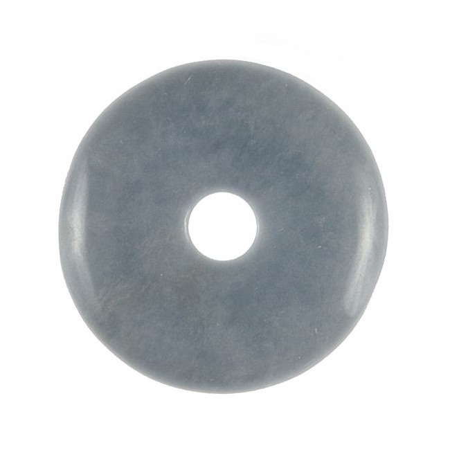 Donut Pi Chinois en angélite pour pendentif