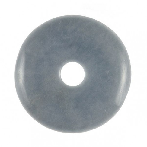 Donut Pi Chinois en angélite pour pendentif