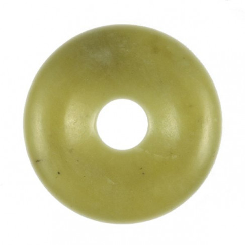 Donut Pi Chinois en serpentine pour pendentif