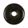 Donut Pi Chinois en obsidienne oeil céleste pour pendentif