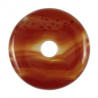 Donut Pi Chinois en cornaline pour pendentif