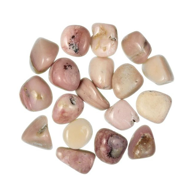 Pierres roulées opale rose des Andes 2 à 3 cm 20 grammes 
