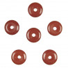 Donut Pi Chinois en jaspe rouge pour pendentif