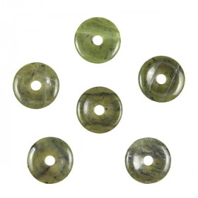 Donut Pi Chinois en jade néphrite pour pendentif