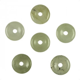 Donut Pi Chinois en jade vert de Chine  pour pendentif