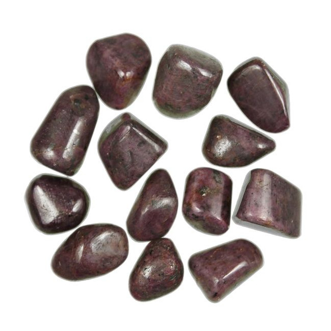 Pierres roulées rubis - Qualité extra - 2 à 3 cm - A l'unité