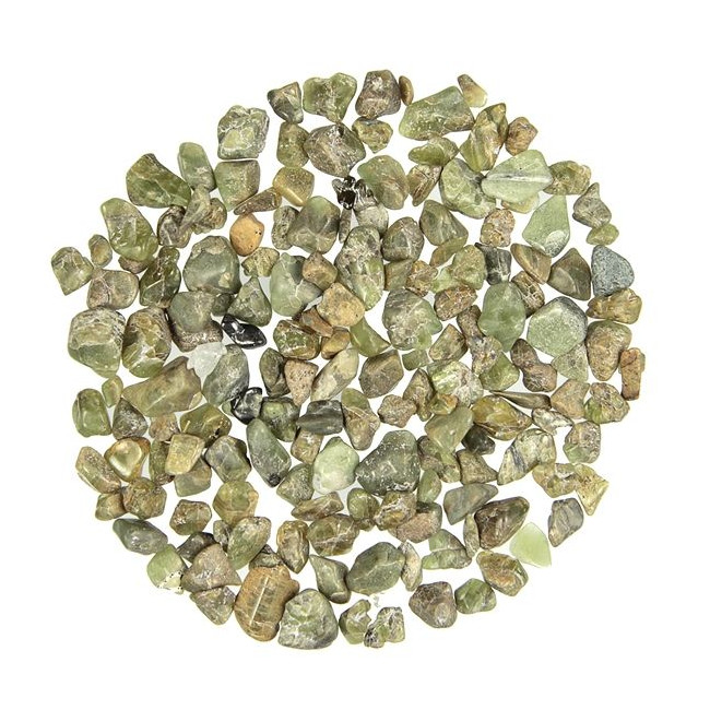 Petites pierres roulées péridot - 0.5 à 1 cm - 10 grammes