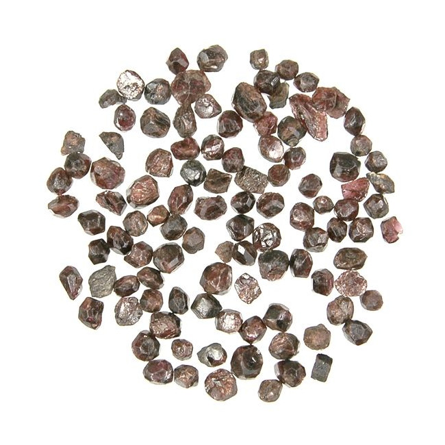 Pierres brutes cristaux de grenat almandin - 0.5 à 1 cm - 10 grammes