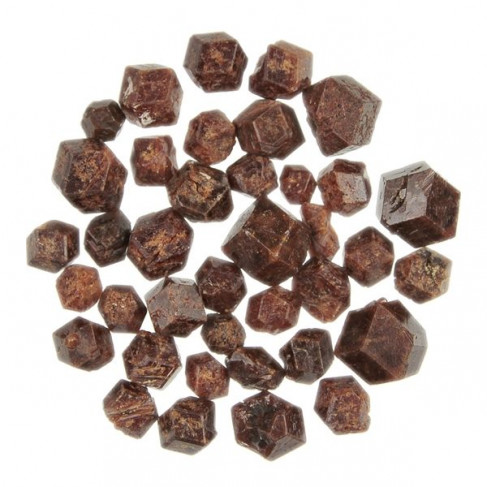 Pierres brutes cristaux de grenat hessonite - Qualité extra - 1 à 2 cm - 20 grammes