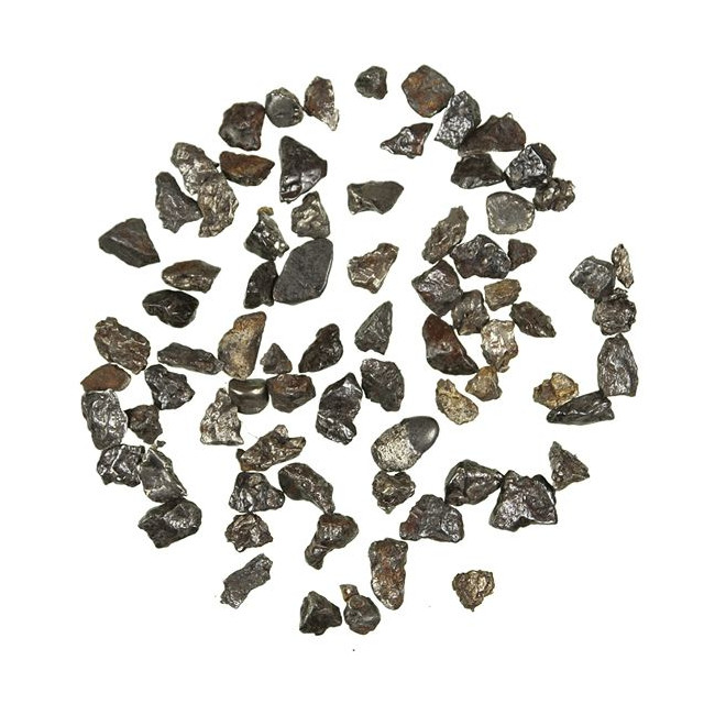 Fragments de météorite (sidérite) Nantan - 5 à 12 mm - 5 grammes