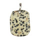 Pendentif pierre plate en jaspe dalmatien