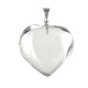 Pendentif coeur en cristal de roche