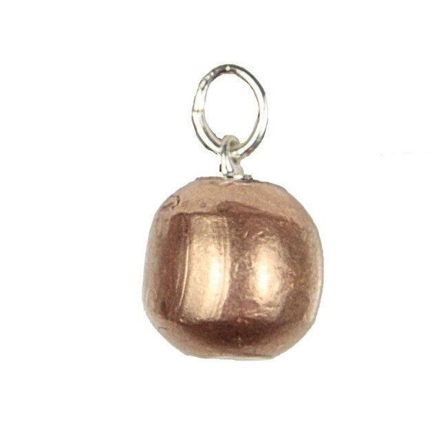 Pendentif boule de cuivre