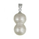 Pendentif double perle de culture