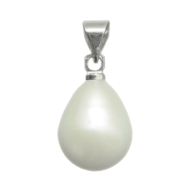 Pendentif goutte perle de culture