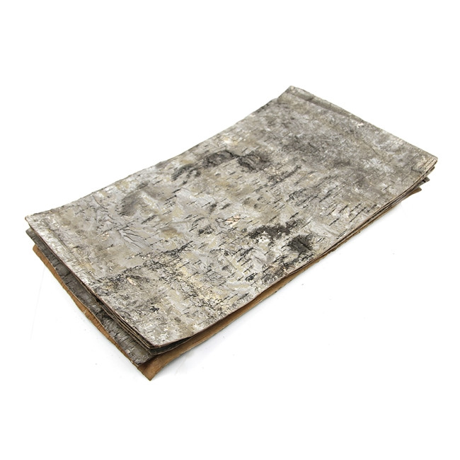 Plaques d'écorce de bouleau naturel
