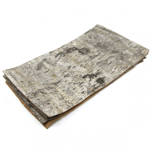 Plaques d'écorce de bouleau naturel