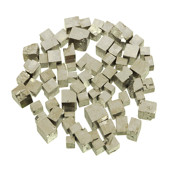 Pierres brutes pyrite cubique - 1 à 1.5 cm - 50 grammes