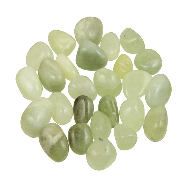 Pierres roulées jade vert de Chine - 2 à 3 cm - 20 grammes