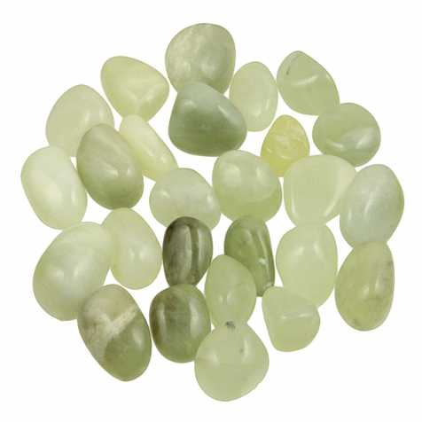 Pierres roulées jade vert de Chine - 2 à 3 cm - 20 grammes