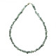Collier de pierre en agate mousse - perles baroques