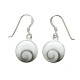 Boucles d'oreilles pendantes oeil de shiva argent 925