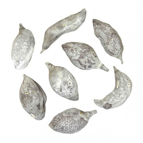 Fruits du baobab déco gris lavés - Lot de 3