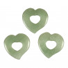 Pendentif donut coeur en aventurine verte