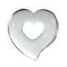 Pendentif donut coeur en cristal de roche