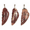 Pendentif aile d'ange en jaspe breschia
