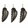 Pendentif aile d'ange en onyx