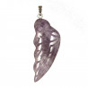 Pendentif aile d'ange en améthyste