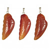 Pendentif aile d'ange en cornaline