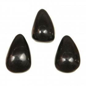 Pendentif pierre roulée percée en onyx
