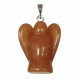 Pendentif ange en aventurine rouge