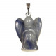 Pendentif ange en quartz bleu