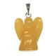 Pendentif ange en calcite orange