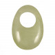 Pendentif donut oval en jade de Chine