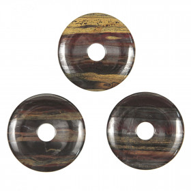 Donut Pi Chinois en oeil de fer pour pendentif
