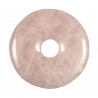 Donut Pi Chinois en quartz rose pour pendentif