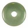 Donut Pi Chinois en aventurine verte pour pendentif