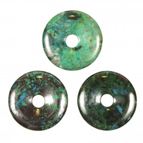 Donut Pi Chinois en chrysocolle pour pendentif