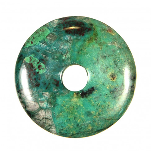 Donut Pi Chinois en chrysocolle pour pendentif