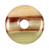 Donut Pi Chinois en aragonite pour pendentif