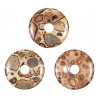 Donut Pi Chinois en leopardite pour pendentif